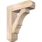 Ekena Millwork Balboa Craftsman Smooth Bracket w/ Offset Brace, Douglas Fir, 7 1/2"W x 26"D x 30"H BKT0806X26X30BOA04SDF - alternate 1